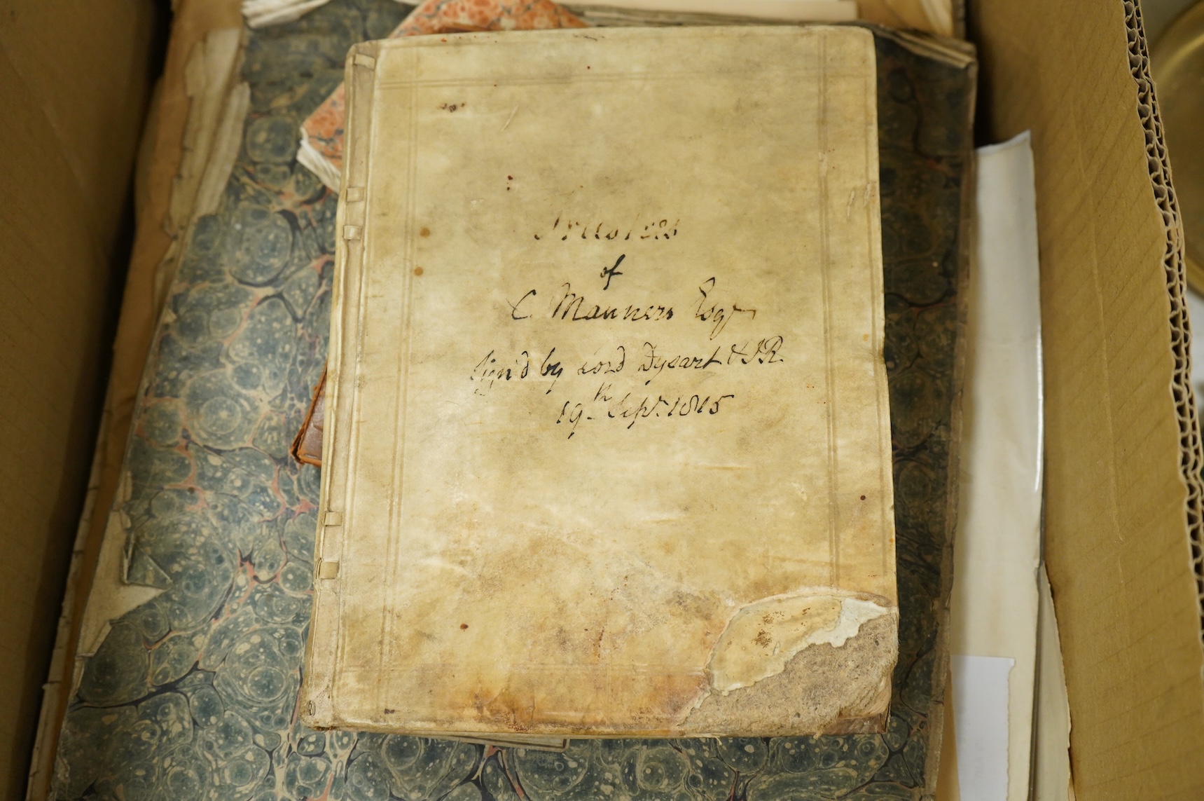 Ephemera - a miscellany, includes The New House Estate (Lawshall, nr. Bury St. Edmunds), conditions of sale, (4pp.), 1838; Trespass/Fishing warning broadside, Esthwaite Water and Cunsey Brook (Myles Sandys, Esq. Ulverton